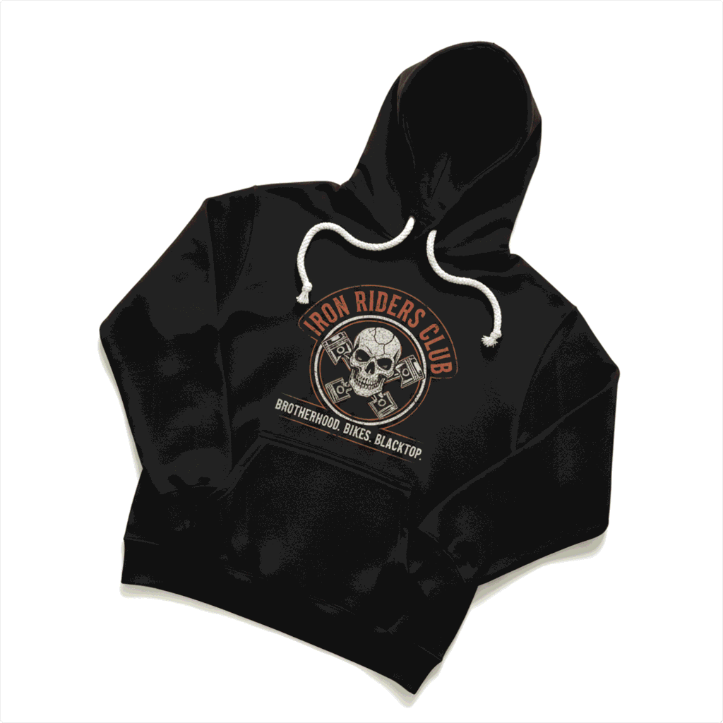 Black Skull Hoodie